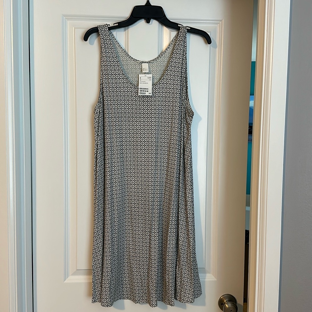 NWT! H&M sleeveless dress, size large